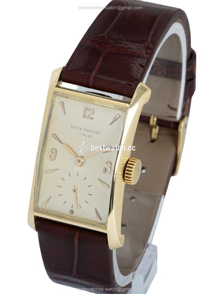 IMG_9086 Patek Philippe Hour Glass Mens watch Unisex Manual winding Yellow gold 2468 3