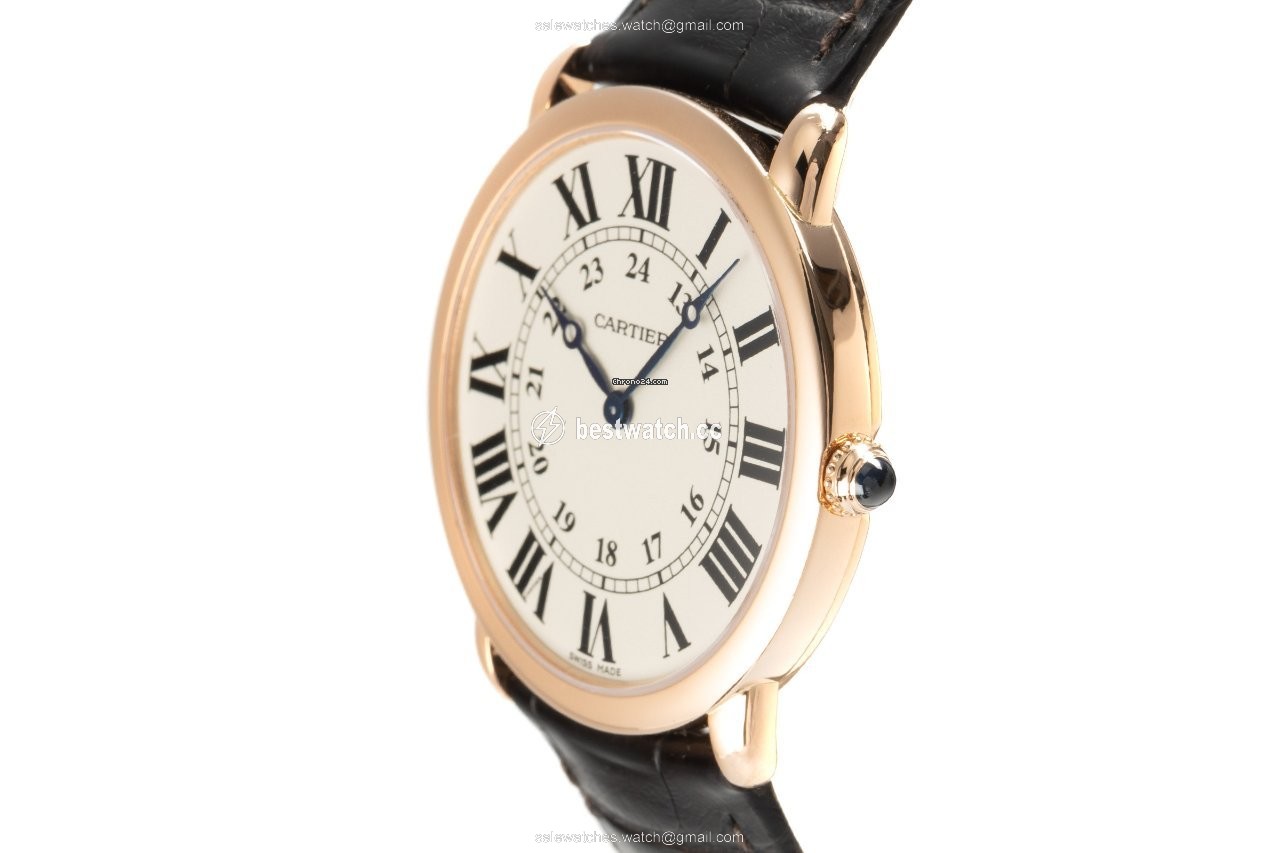 IMG_9086 Cartier Ronde Louis Cartier Mens watch Unisex Manual winding Red gold W6800251 3