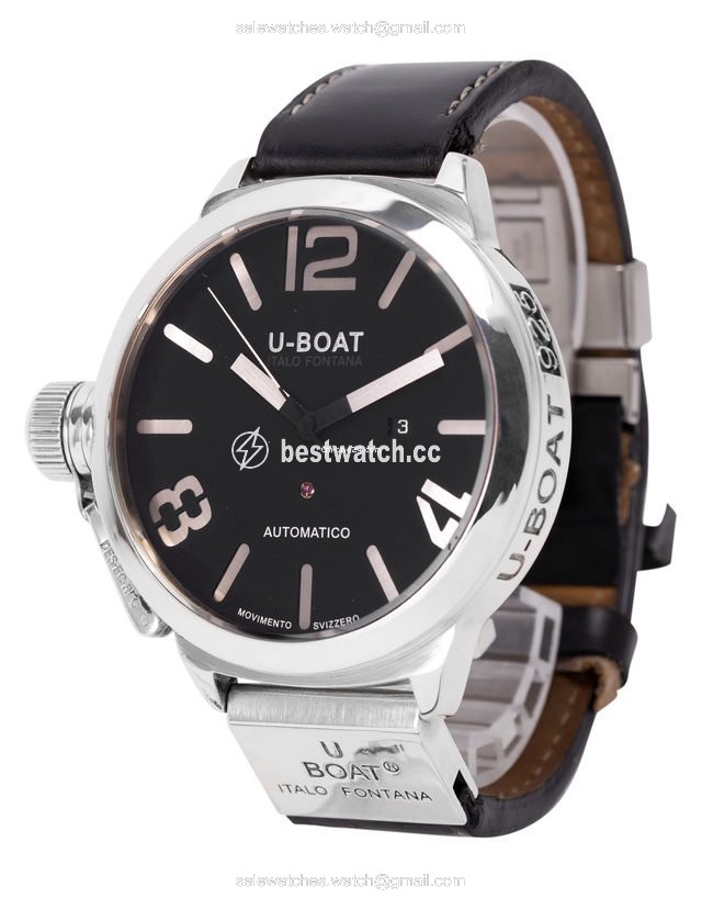 IMG_9086 U-Boat Classico Mens watch Unisex Automatic Silver ETA 2824 3