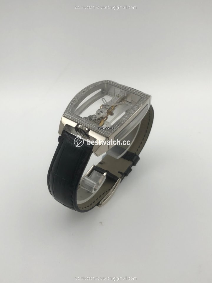 IMG_9086 Corum Golden Bridge Mens watch Unisex Manual winding White gold 113.161.69 0001 0000 3