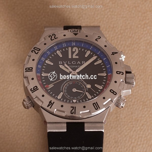 IMG_9086 Bulgari Diagono Mens watch Unisex Automatic Steel GMT 40 S 3