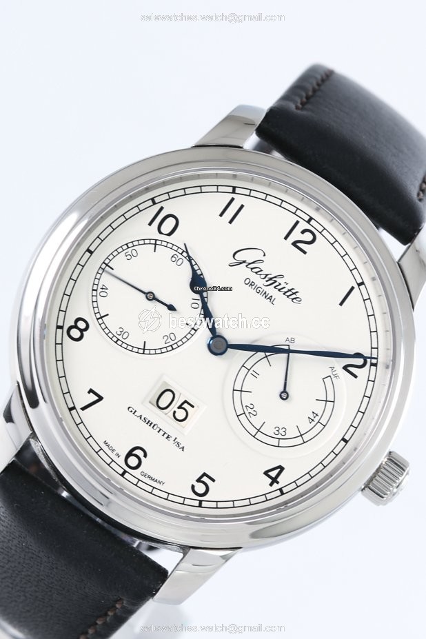 IMG_9086 Glashutte Original Senator Observer Mens watch Unisex Automatic Steel 100-14-05-02-05 3