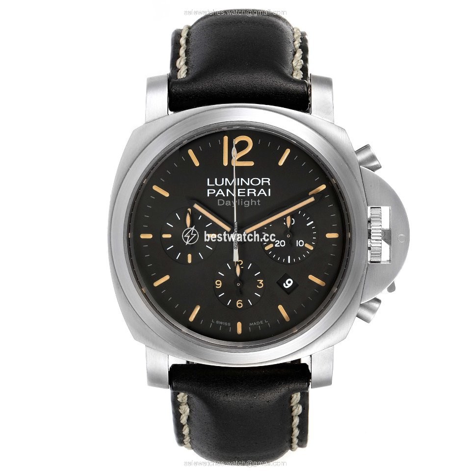 IMG_9086 Panerai Luminor Chrono Mens watch Unisex Automatic Steel PAM00356 3