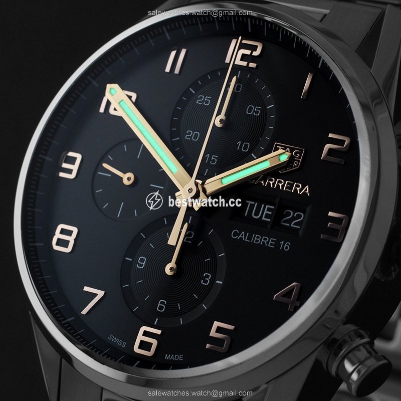 IMG_9086 TAG Heuer Carrera Calibre 16 Mens watch Unisex Automatic Steel CV2A1AB.BA0738 3
