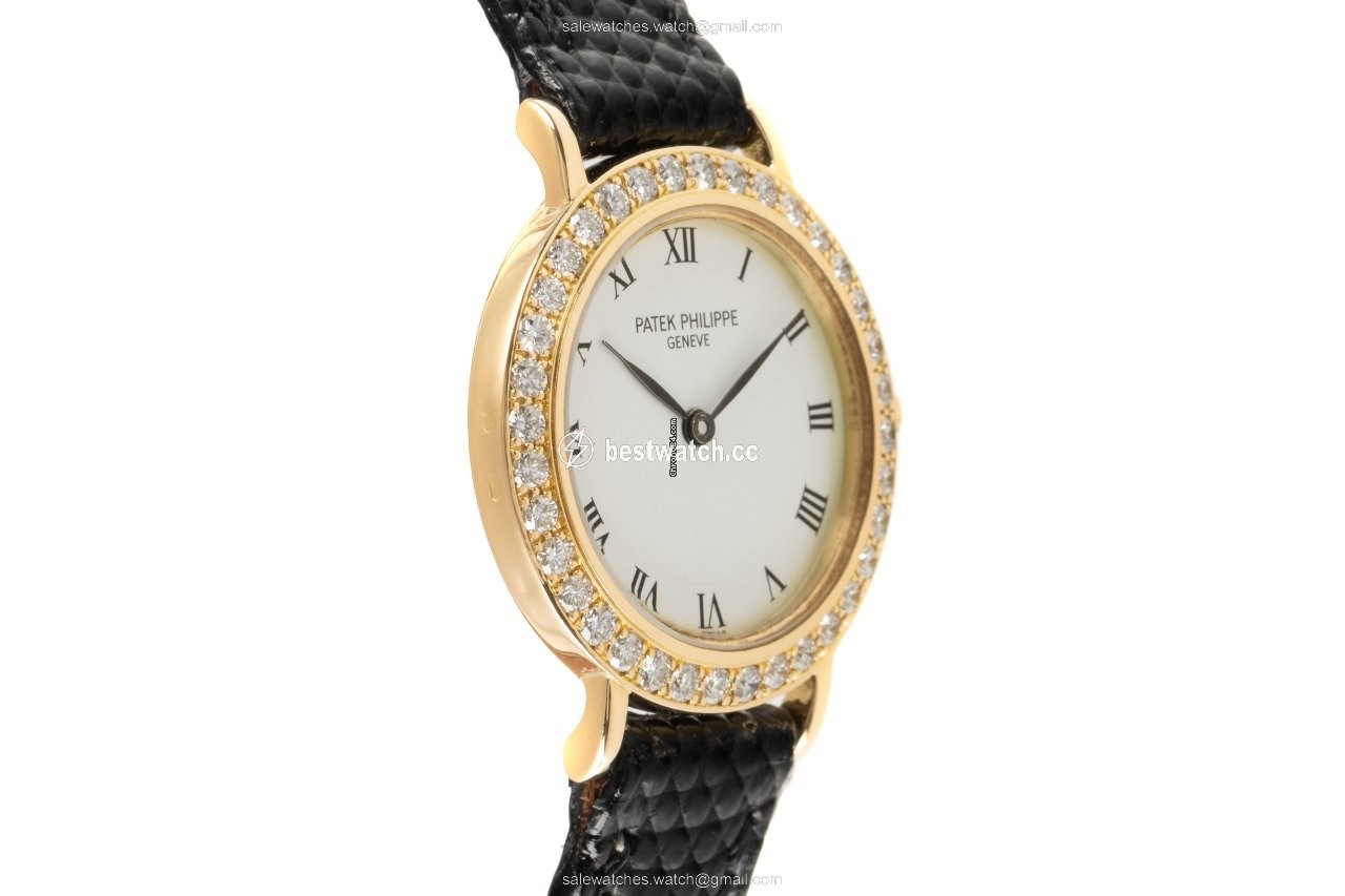 IMG_9086 Patek Philippe Calatrava Womens watch Quartz Yellow gold 4820 3