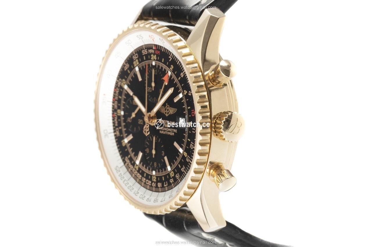 IMG_9086 Breitling Navitimer World Mens watch Unisex Automatic Red gold H24322 3