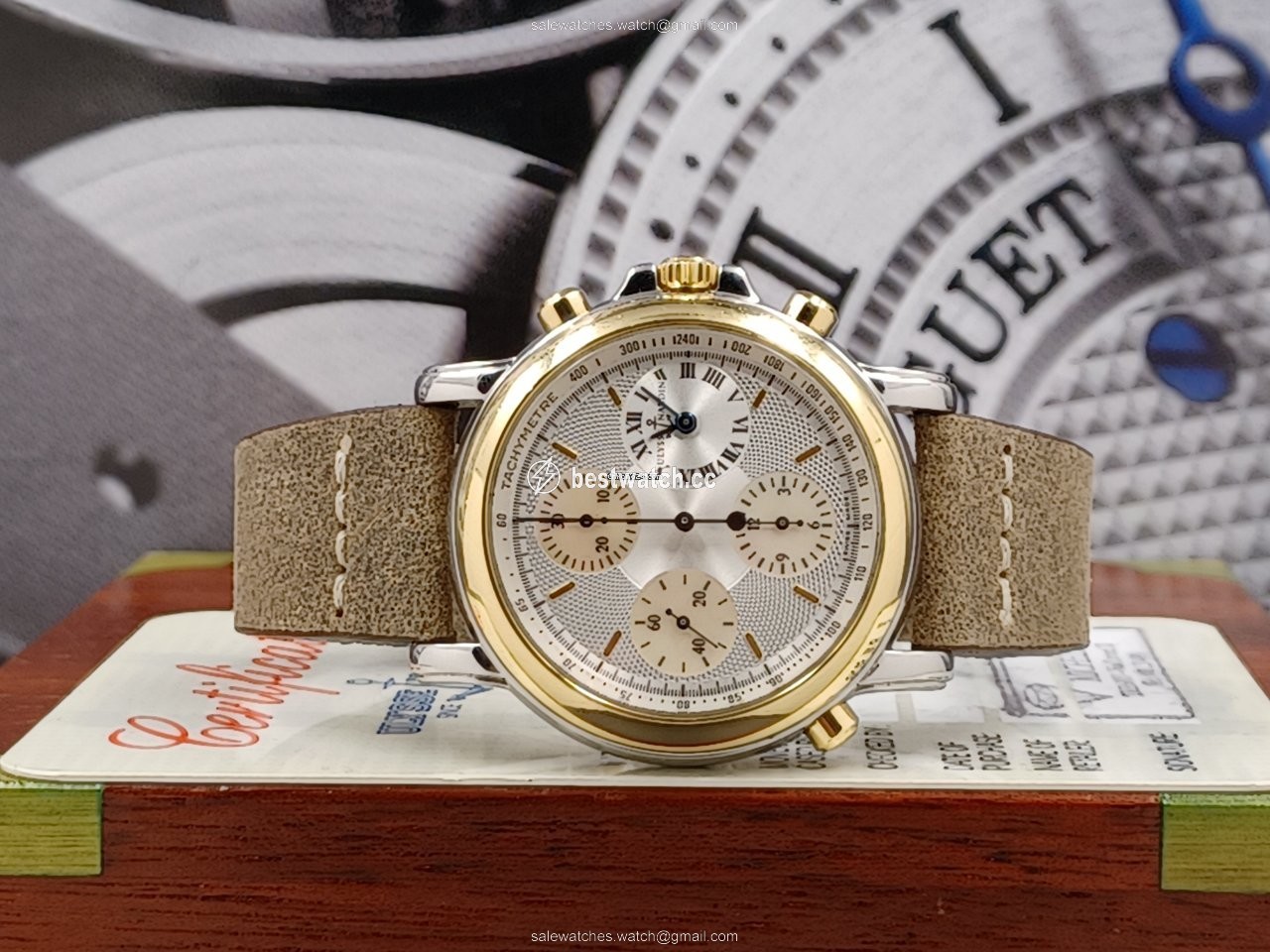 IMG_9086 Ulysse Nardin Mens watch Unisex Automatic Gold Steel 575-22 3