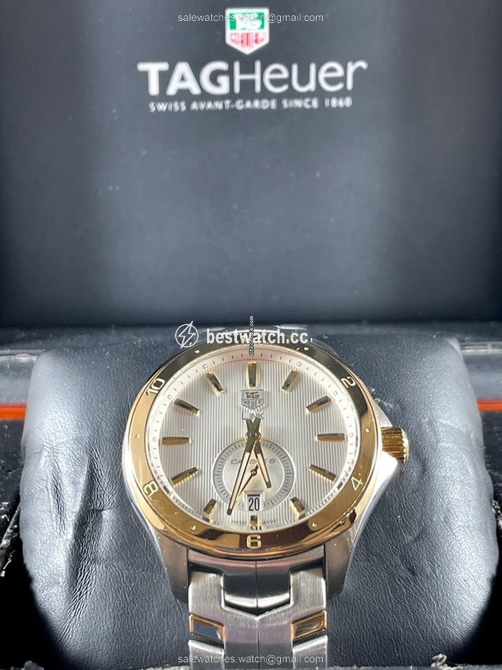TAG Heuer Link Calibre 6 Gold Steel wat2150.bb0953 3