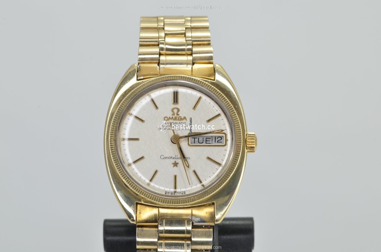 IMG_9086 Omega Constellation Day-Date Mens watch Unisex Automatic Gold Steel 168.029 3