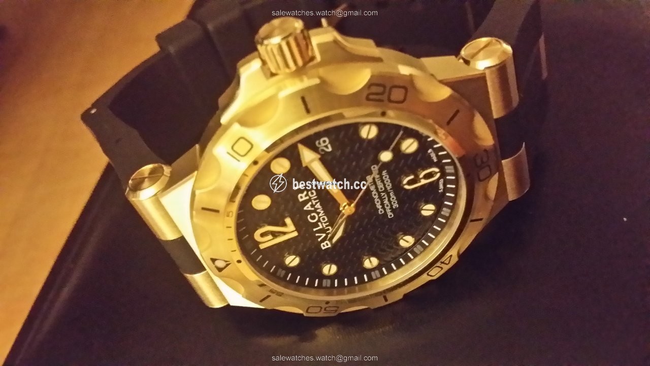 Bulgari Diagono Mens watch Unisex Automatic Yellow gold DP42BGVDSD 3