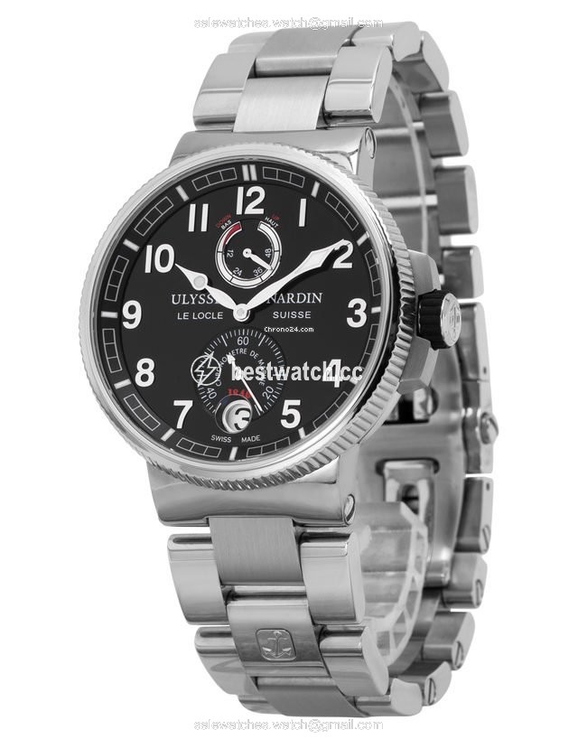 IMG_9086 Ulysse Nardin Marine Chronometer Manufacture Mens watch Unisex Automatic Steel 1183-126 62 3
