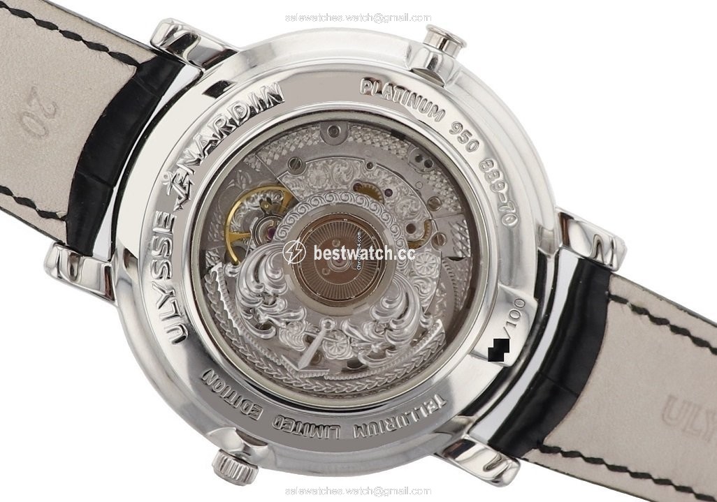 Ulysse Nardin Mens watch Unisex Automatic Platinum 889-70 3