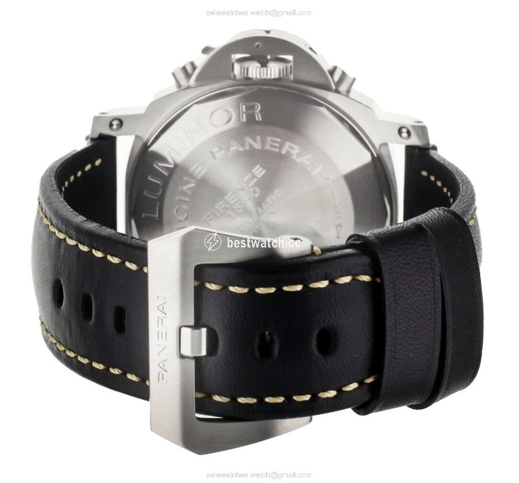 IMG_9086 Panerai Luminor Chrono Mens watch Unisex Automatic Steel PAM356 3