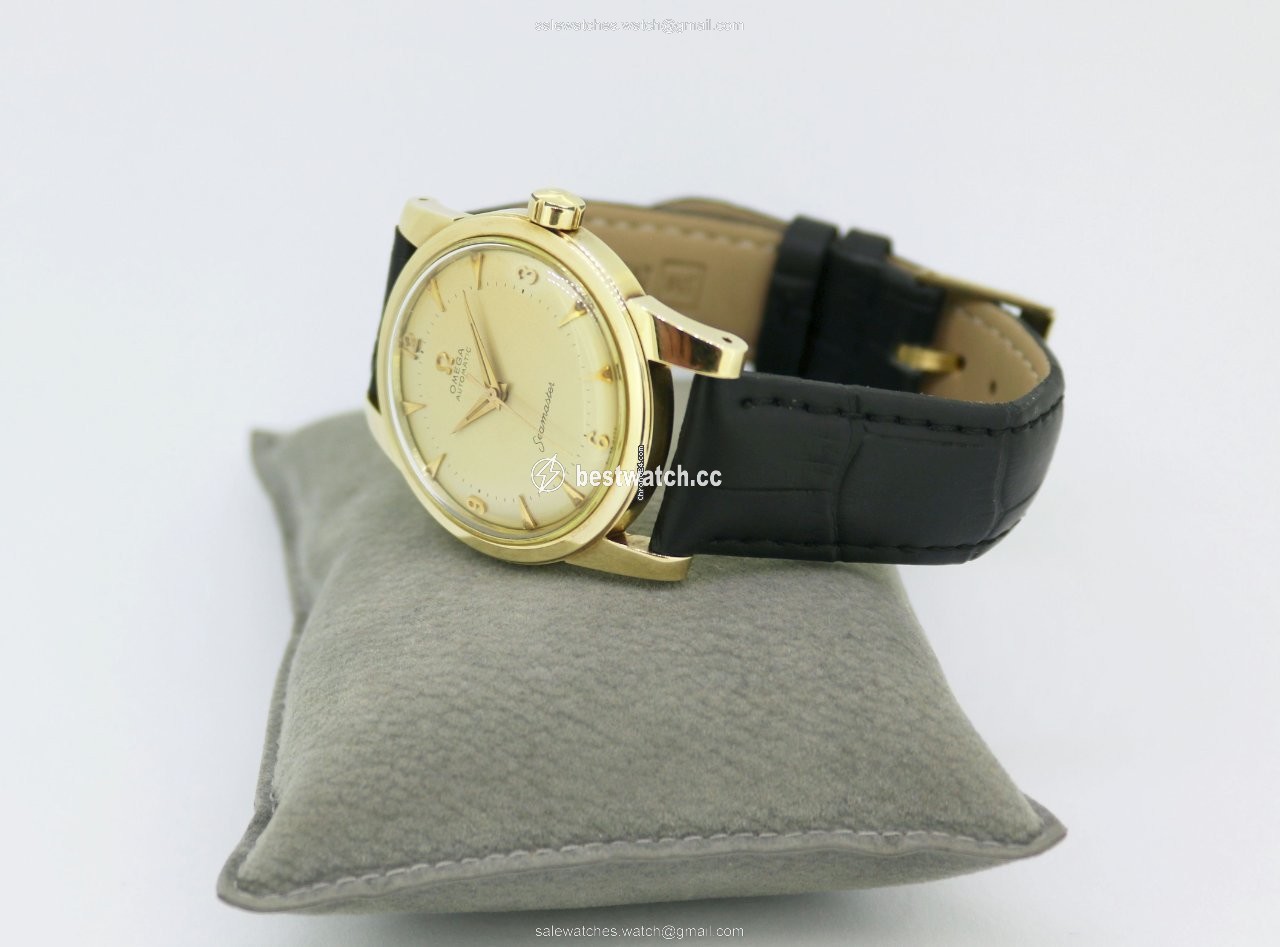 IMG_9086 Omega Seamaster Mens watch Unisex Automatic Yellow gold 2577 2520 SC 3