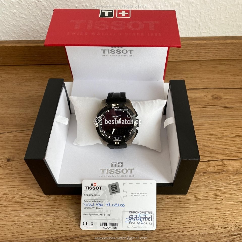 IMG_9086 Tissot T-Touch Expert Solar Mens watch Unisex Quartz Titanium T091.420.47.051.00 3