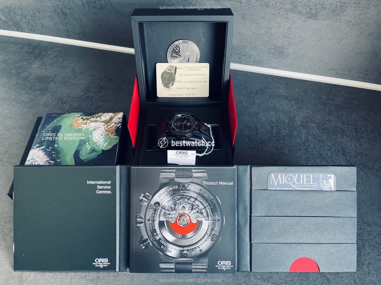 Oris El Hierro Limited Edition Mens watch Unisex Automatic Steel 01 733 7653 4783-Set RS 3