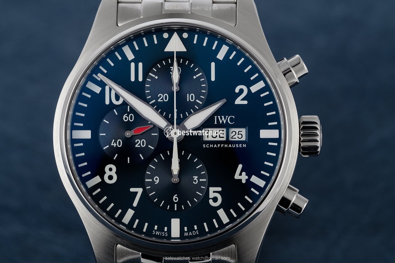 IMG_9086 IWC Pilot Chronograph Automatic Steel IW377714 3