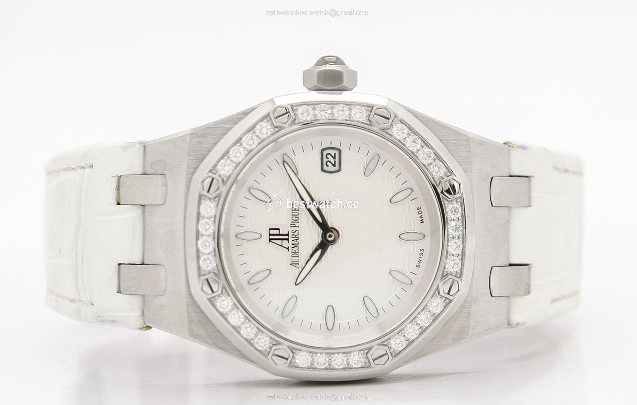 IMG_9086 Audemars Piguet Royal Oak Lady Womens watch Quartz Steel 67621ST.ZZ.D012CR.02 3