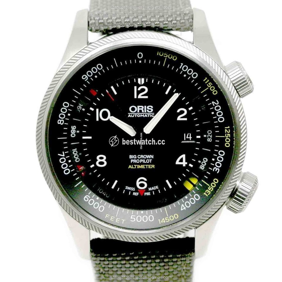 Oris Big Crown ProPilot Altimeter Mens watch Unisex Automatic Steel 01 733 7705 4134-Set 5 23 17FC 3