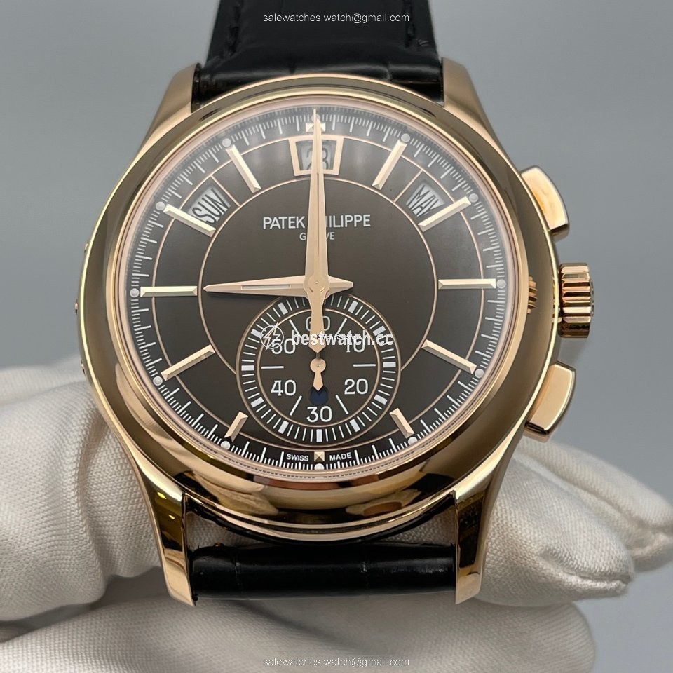 Patek Philippe Annual Calendar Chronograph Mens watch Unisex Automatic Rose gold 5905R-0001 3