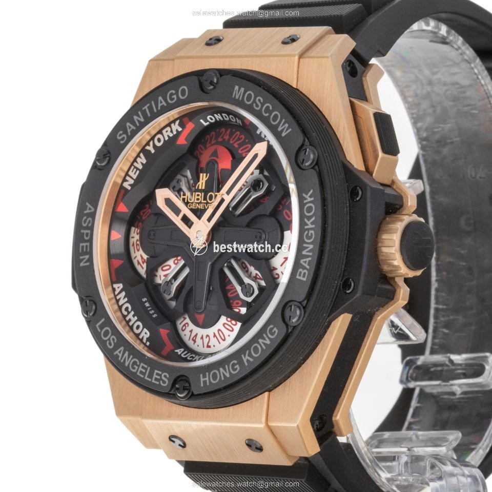 IMG_9086 Hublot King Power Mens watch Unisex Automatic Rose gold 771.OM.1170.RX 3