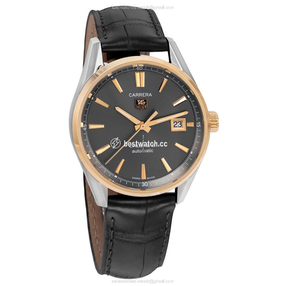 IMG_9086 TAG Heuer Carrera Calibre 5 Mens watch Unisex Automatic Gold Steel WAR215C.FC6336 3
