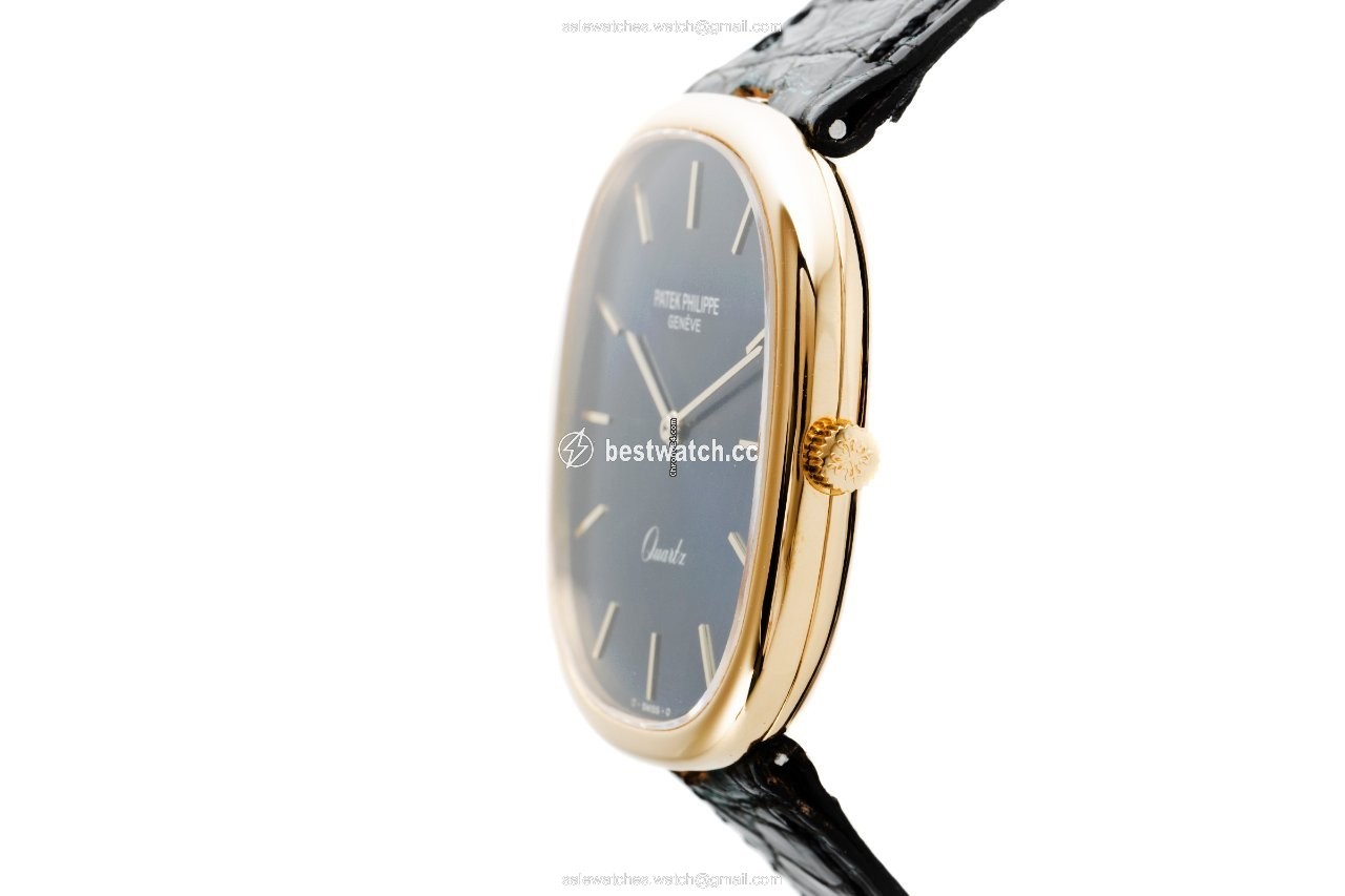 IMG_9086 Patek Philippe Golden Ellipse Mens watch Unisex Quartz Yellow gold 3838 3