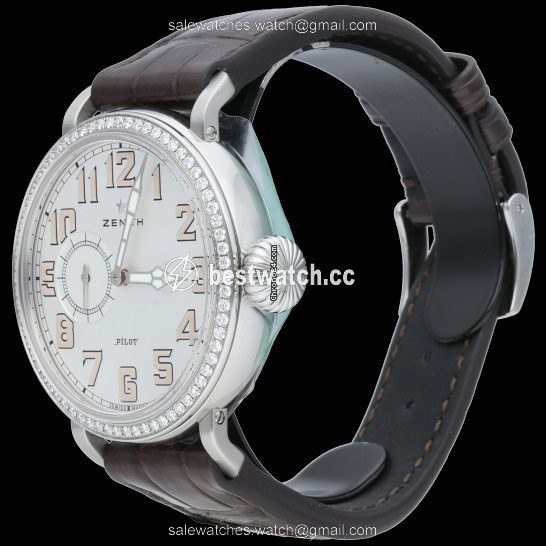 IMG_9086 Zenith Pilot Type 20 Lady Womens watch Automatic Steel 16.1930.681 31.C725 3