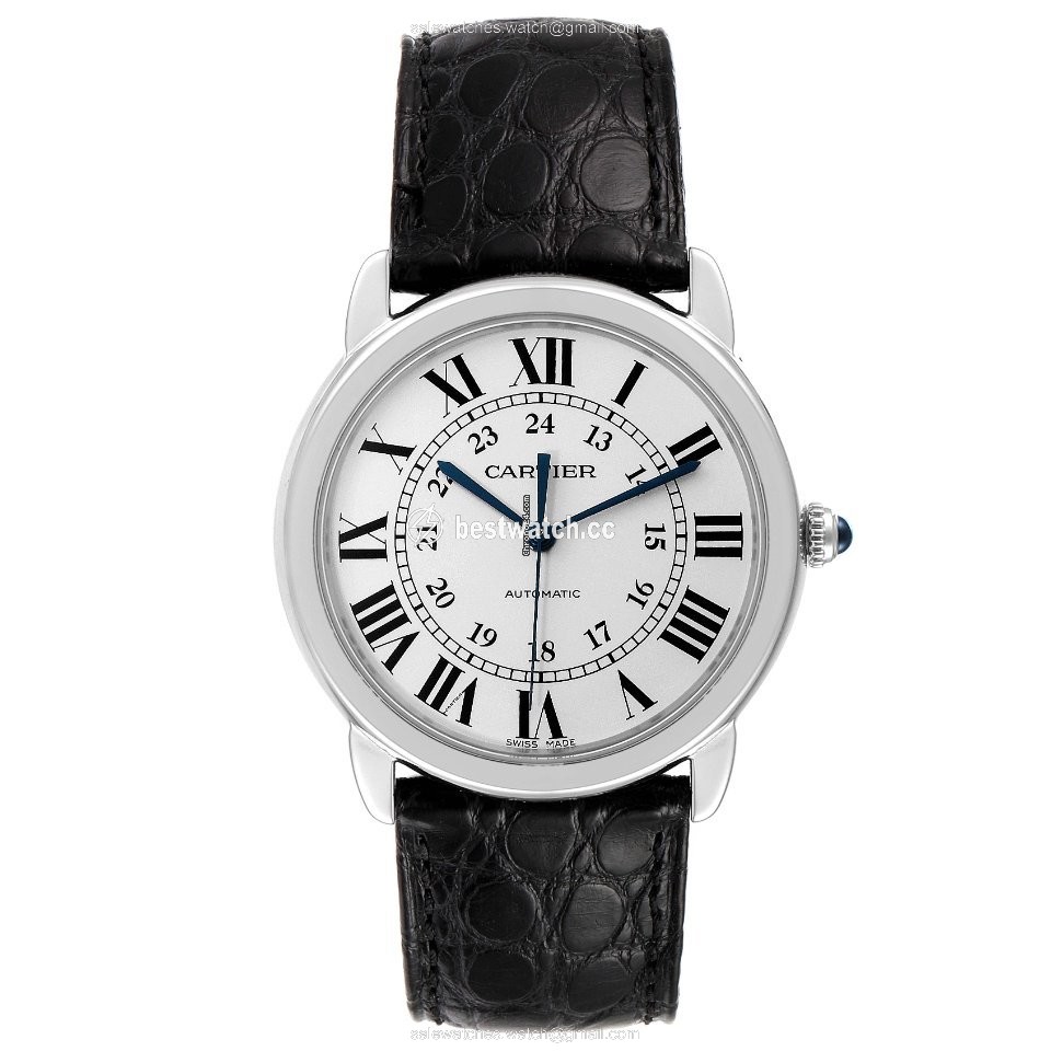 IMG_9086 Cartier Ronde Croisiere de Cartier Mens watch Unisex Automatic Steel WSRN0021 3