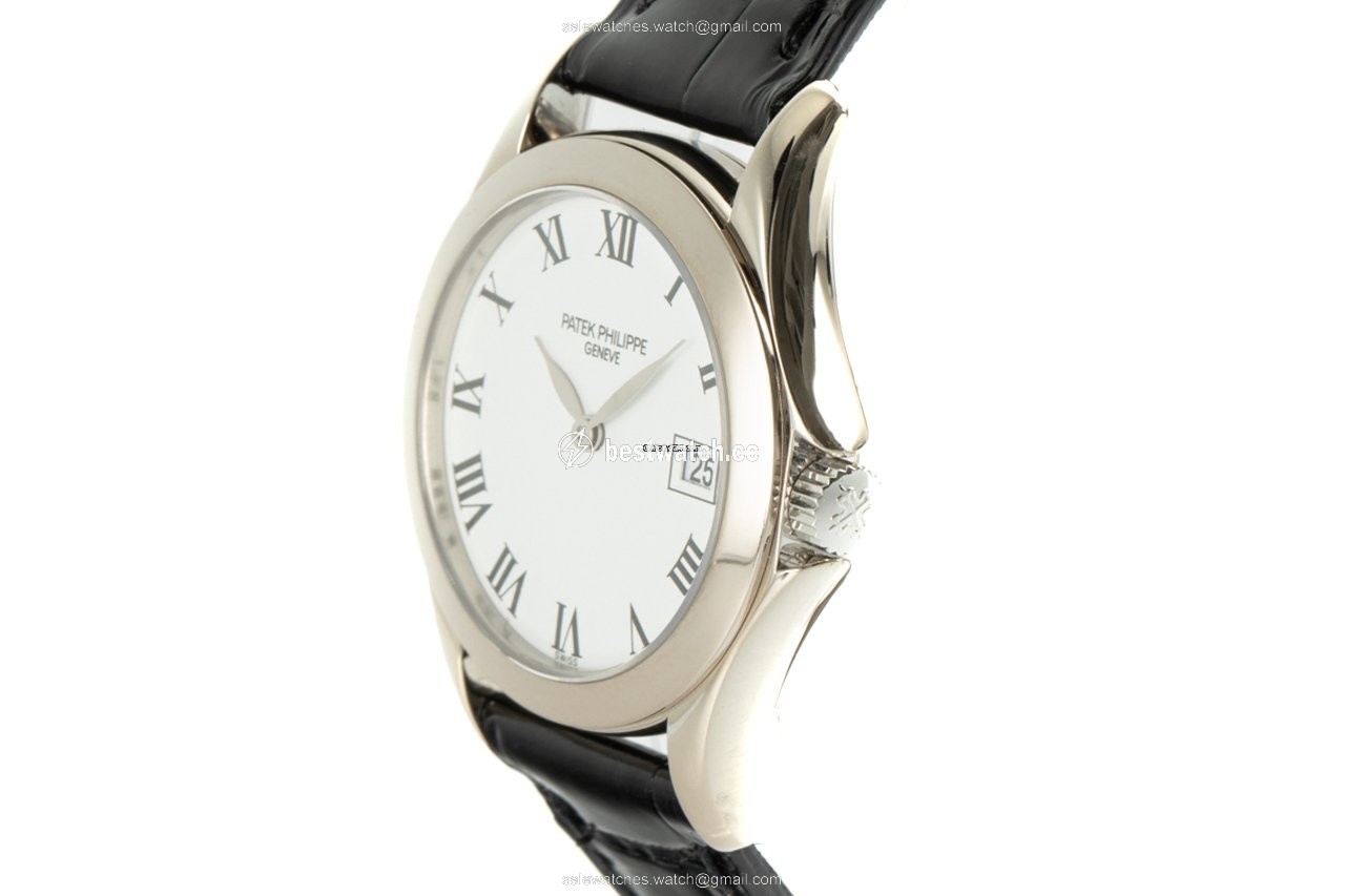 IMG_9086 Patek Philippe Calatrava Womens watch Quartz White gold 4906 3