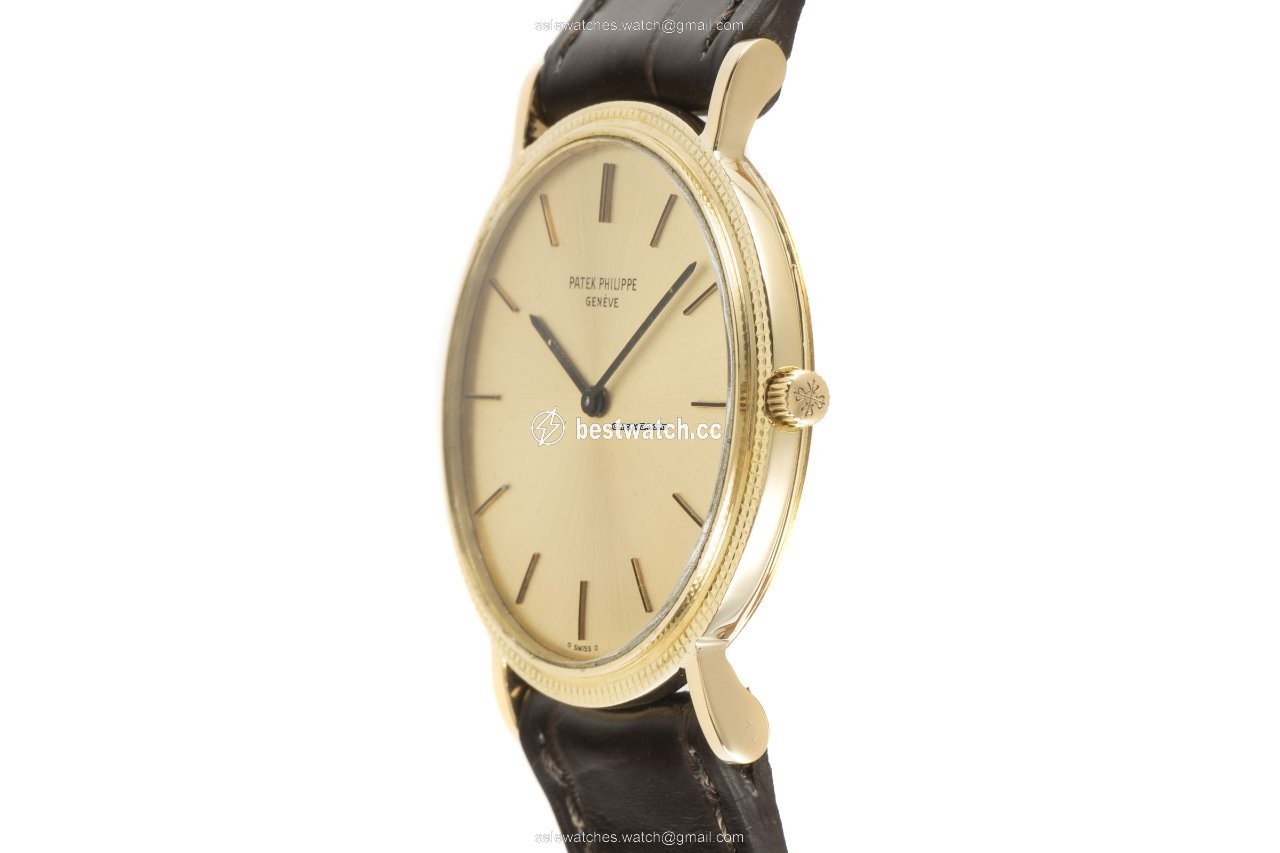 IMG_9086 Patek Philippe Calatrava Mens watch Unisex Manual winding Yellow gold 3520 3