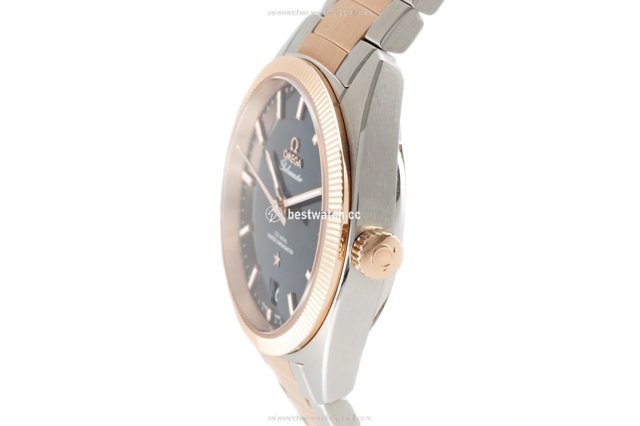 Omega Globemaster Mens watch Unisex Automatic Gold Steel 130.20.39.21.03.001 3
