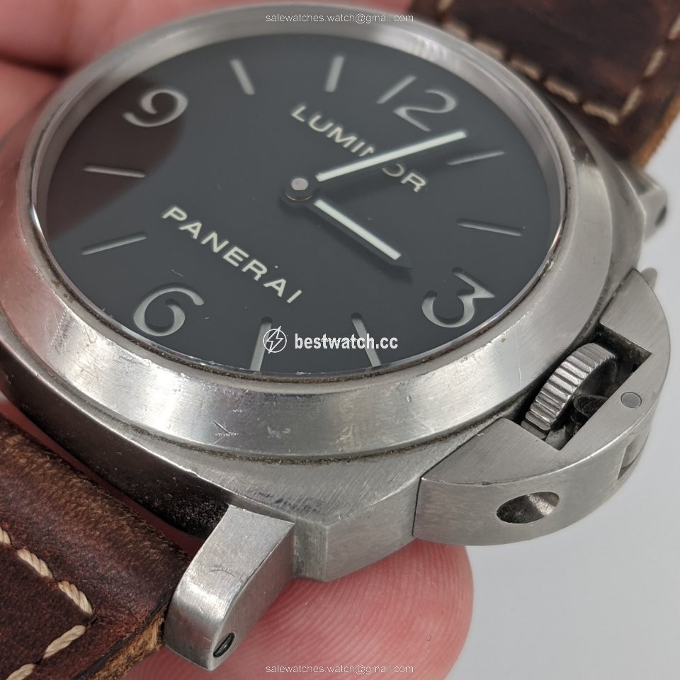 IMG_9086 Panerai Luminor Marina Mens watch Unisex Manual winding Titanium PAM 00116 3