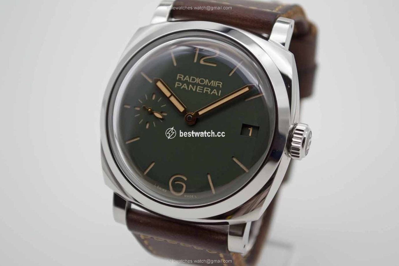 IMG_9086 Panerai Radiomir 1940 3 Days Mens watch Unisex Manual winding Steel PAM 00736 3