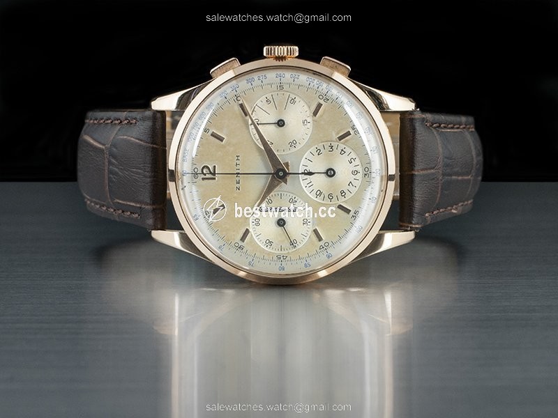Zenith Mens watch Unisex Manual winding Rose gold 20528 3