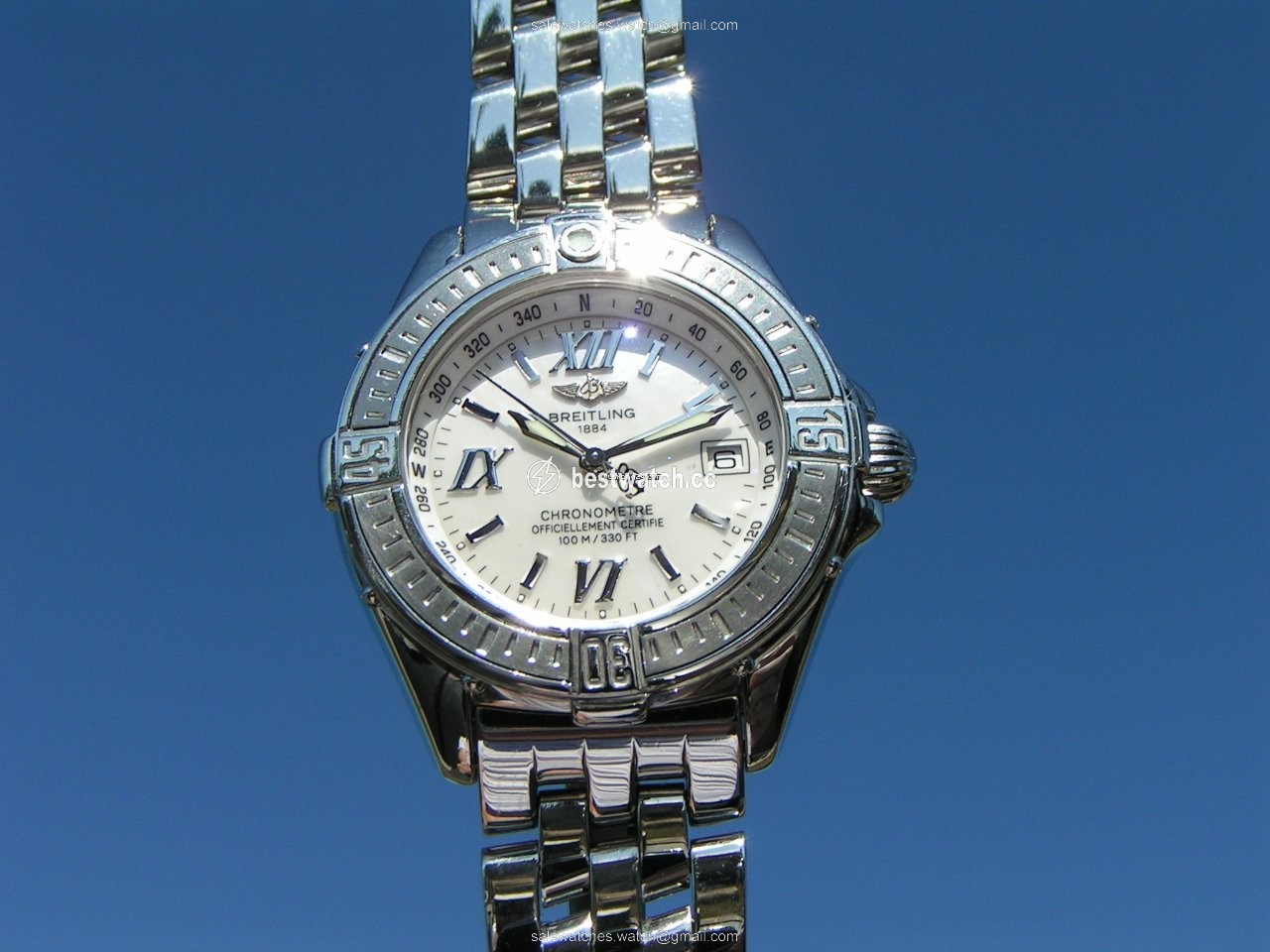 IMG_9086 Breitling Womens watch Quartz Steel A71365 3
