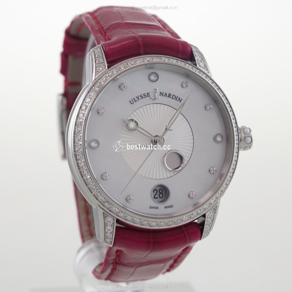 IMG_9086 Ulysse Nardin Classico Luna Womens watch Automatic Steel 8293-123 3