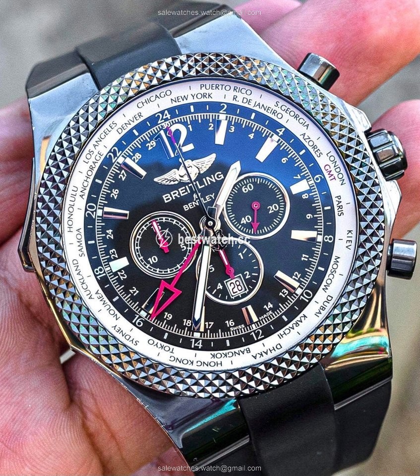 IMG_9086 Breitling Bentley GMT Mens watch Unisex Automatic Steel M4736212 B919 3