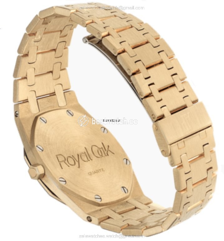 IMG_9086 Audemars Piguet Royal Oak Mens watch Unisex Quartz Yellow gold 6023BA 3