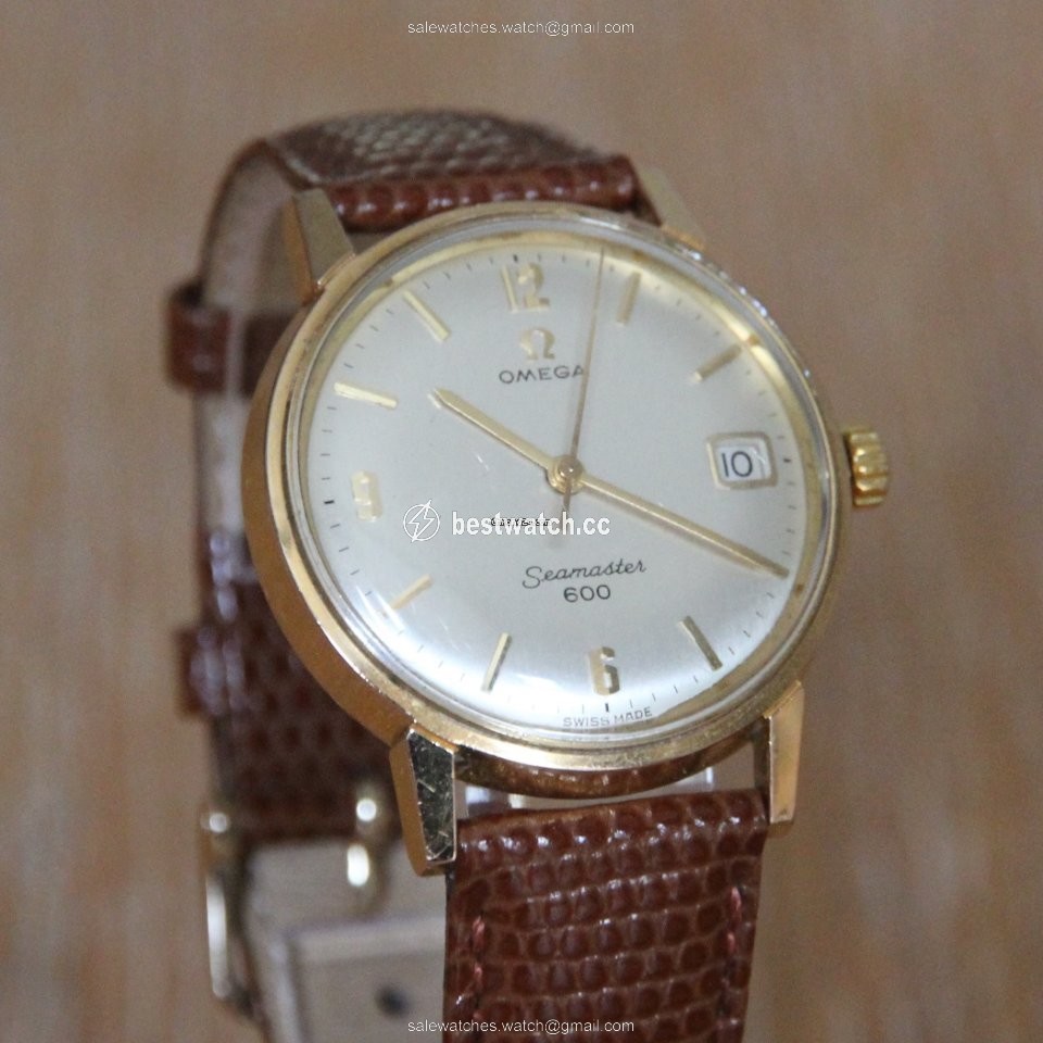 IMG_9086 Omega Seamaster Mens watch Unisex Manual winding Yellow gold 136.011 3