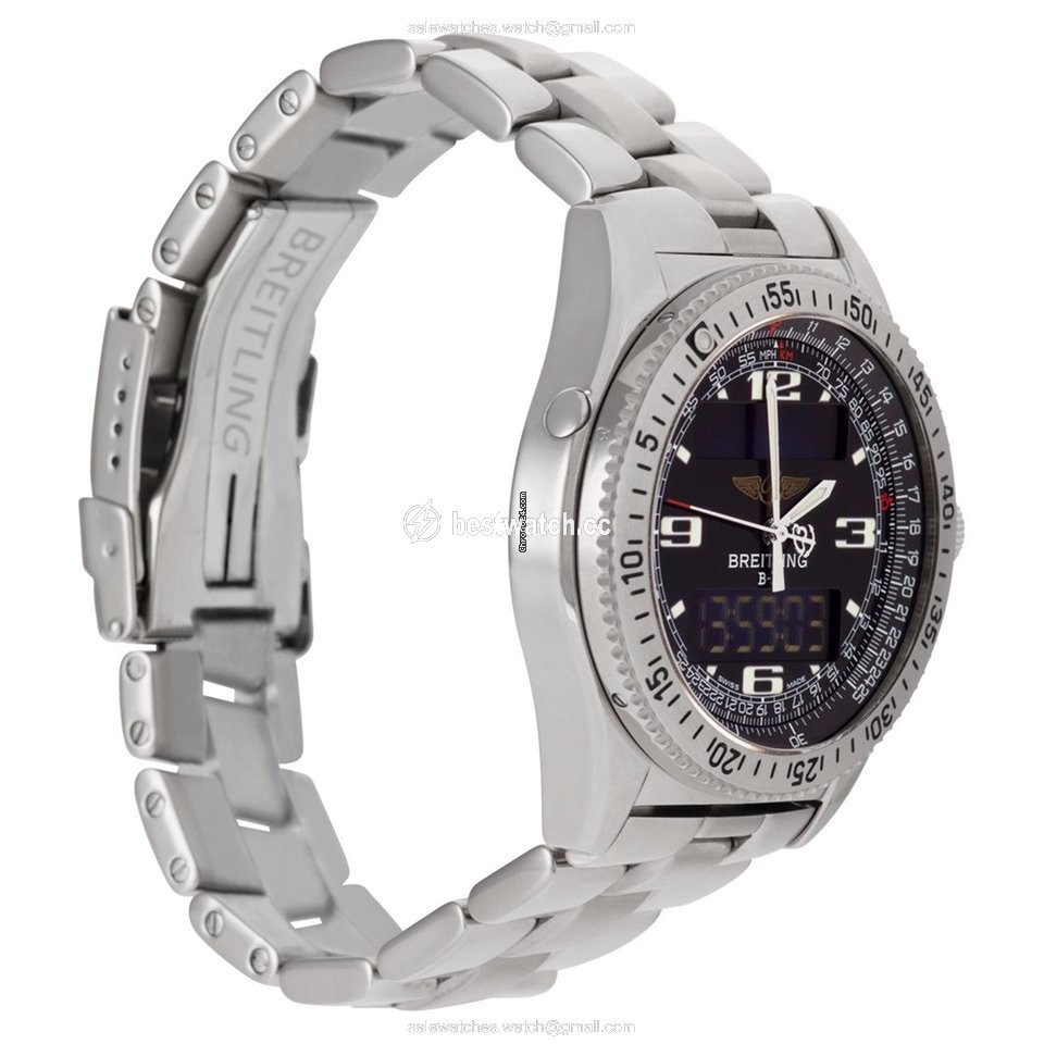 IMG_9086 Breitling B-1 Mens watch Unisex Quartz Steel A68062 3