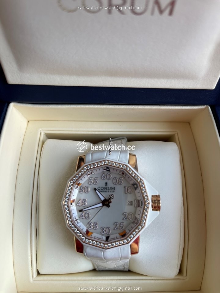 Corum Admirals Cup Competition 40 Womens watch Manual winding Rose gold 082.951.85 0089 PN34 3