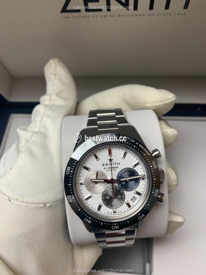 IMG_9086 Zenith Chronomaster Sport Mens watch Unisex Automatic Steel 03.3100.3600 69.M3100 3