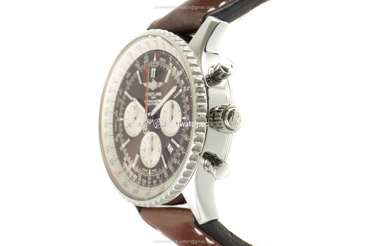 IMG_9086 Breitling Navitimer Rattrapante Mens watch Unisex Automatic Steel AB0310 3