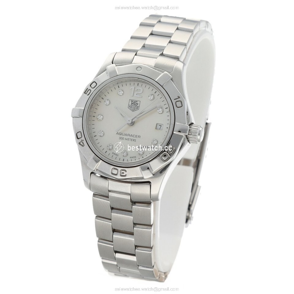 IMG_9086 TAG Heuer Aquaracer Lady Womens watch Quartz Steel WAF1415 3