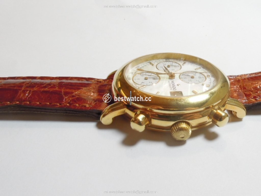 IMG_9086 Movado Mens watch Unisex Automatic Yellow gold movado cronografo 1881 3