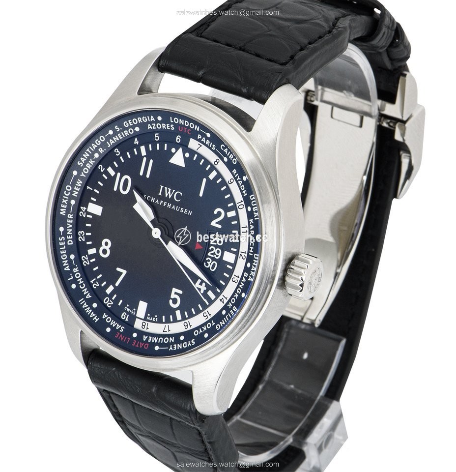 IMG_9086 IWC Pilot Worldtimer Mens watch Unisex Automatic Steel IW326201 3