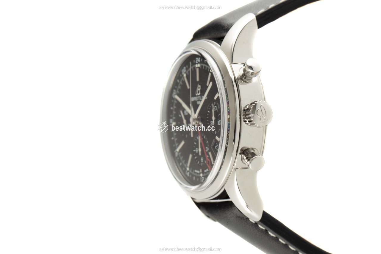 IMG_9086 Breitling Transocean Chronograph GMT Mens watch Unisex Automatic Steel AB045112 BC67 3