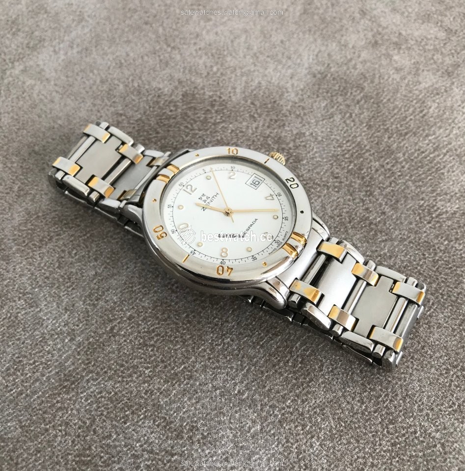 IMG_9086 Zenith El Primero Espada Mens watch Unisex Quartz Gold Steel 59.0140.337 3