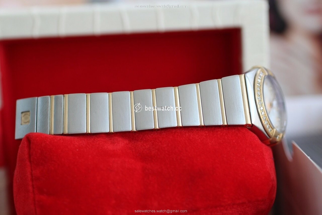 IMG_9086 Omega Constellation Quartz Womens watch Quartz Gold Steel 123.25.27.60.55.003 3